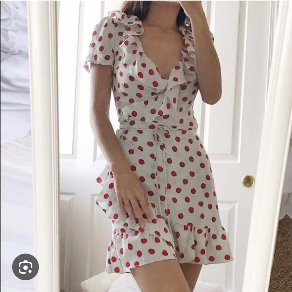 Realisation Par Valentina Dress in Cherry Spot